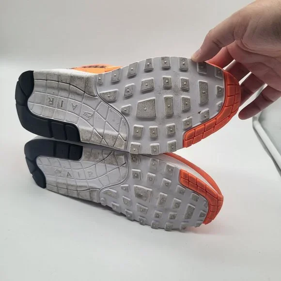 Nike Women's Air Max 1LX Just Do It Orange/White Dunk Force 1 Plus SZ 7 - Picture 10 of 12